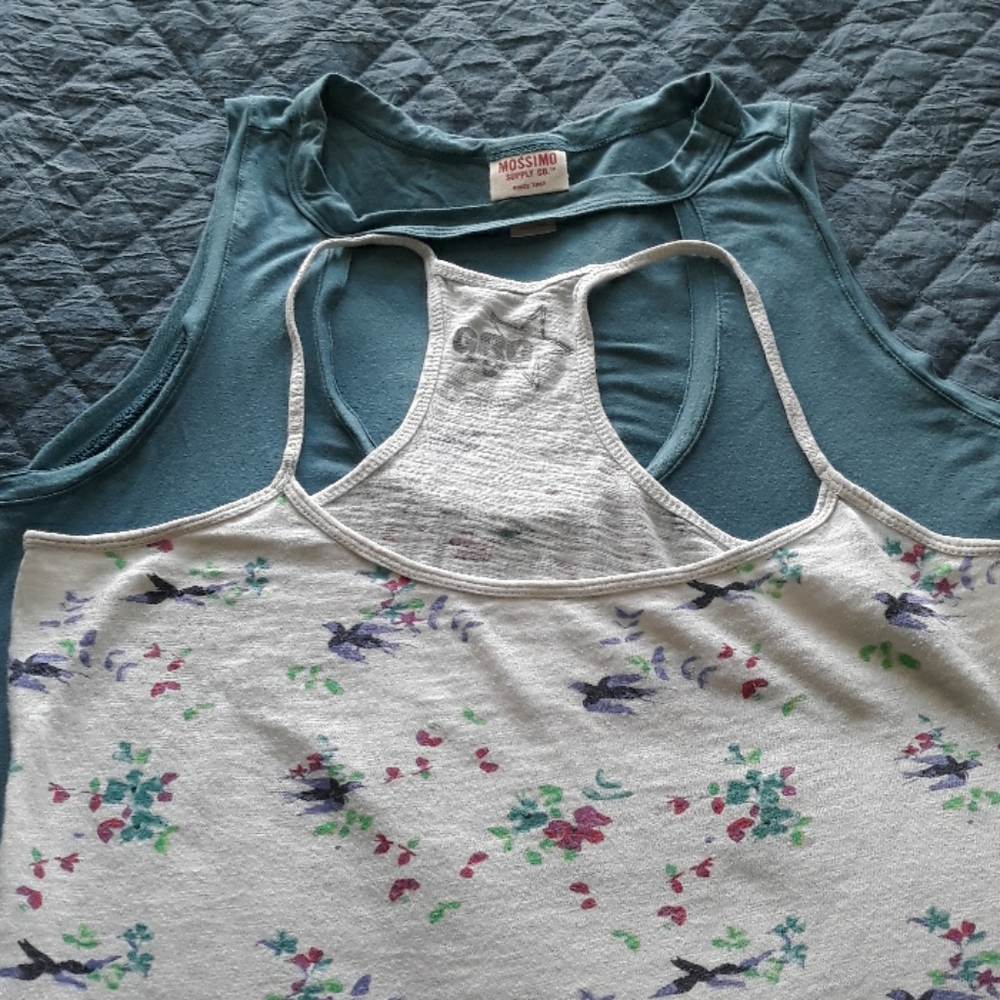 Two  GRG/MOSSIMO lady tops